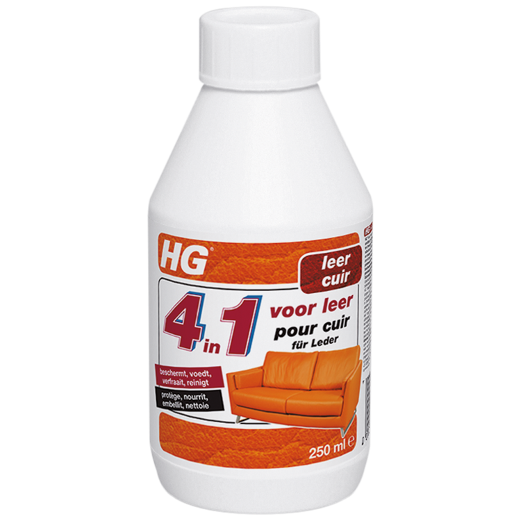 Détergent 4 en 1 pour Cuir - HG