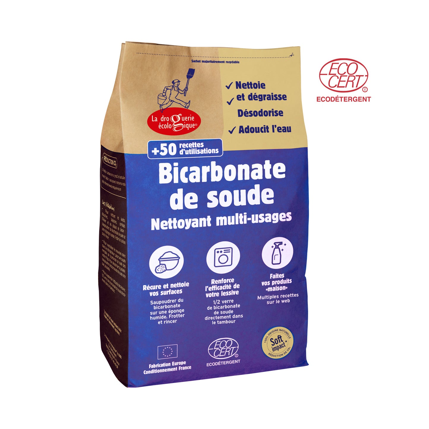 Bicarbonate de soude technique - La Droguerie Ecologique