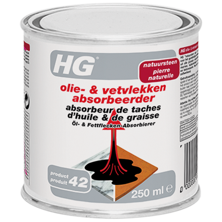 Absorbeur de taches d’huile et de graisse pour carrelages et pierres naturelles - HG