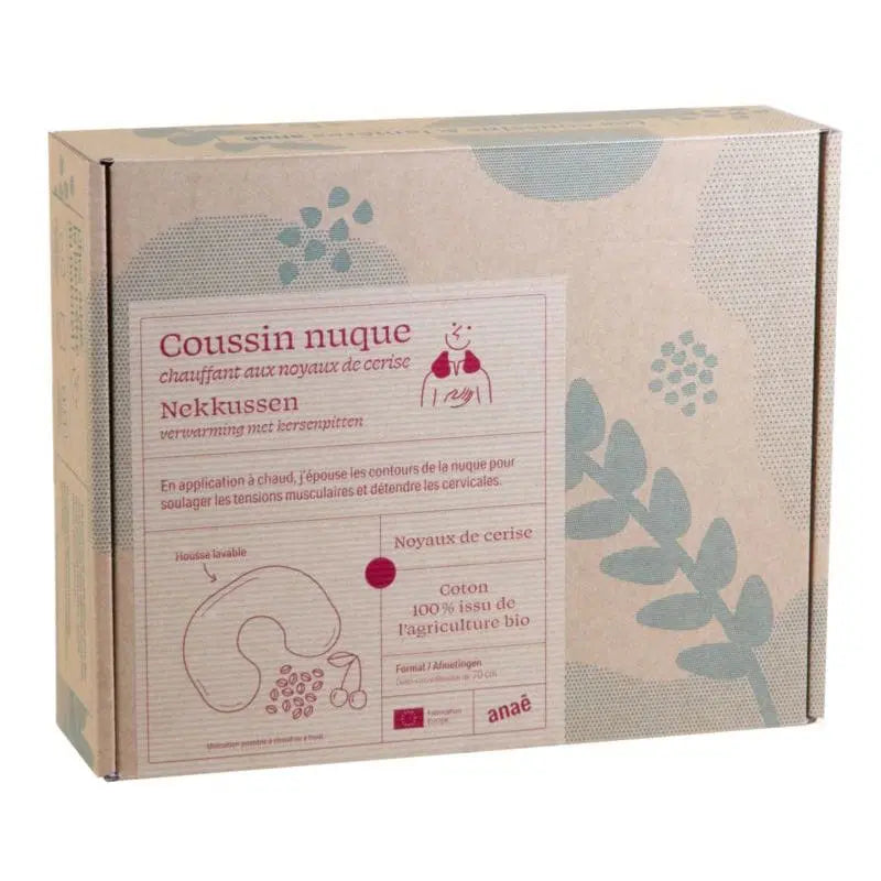 Coussin pour la nuque aux noyaux de cerises - Anaé