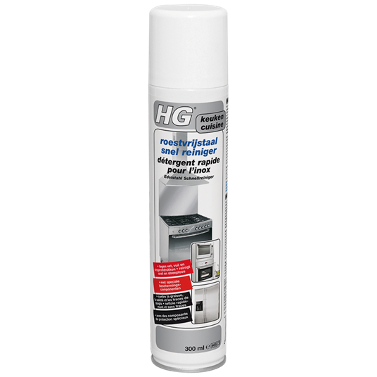 Détergent Rapide pour l'Inox - HG