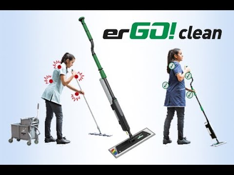erGO! Clean - Kit complet à mop à scratch PRO - UNGER