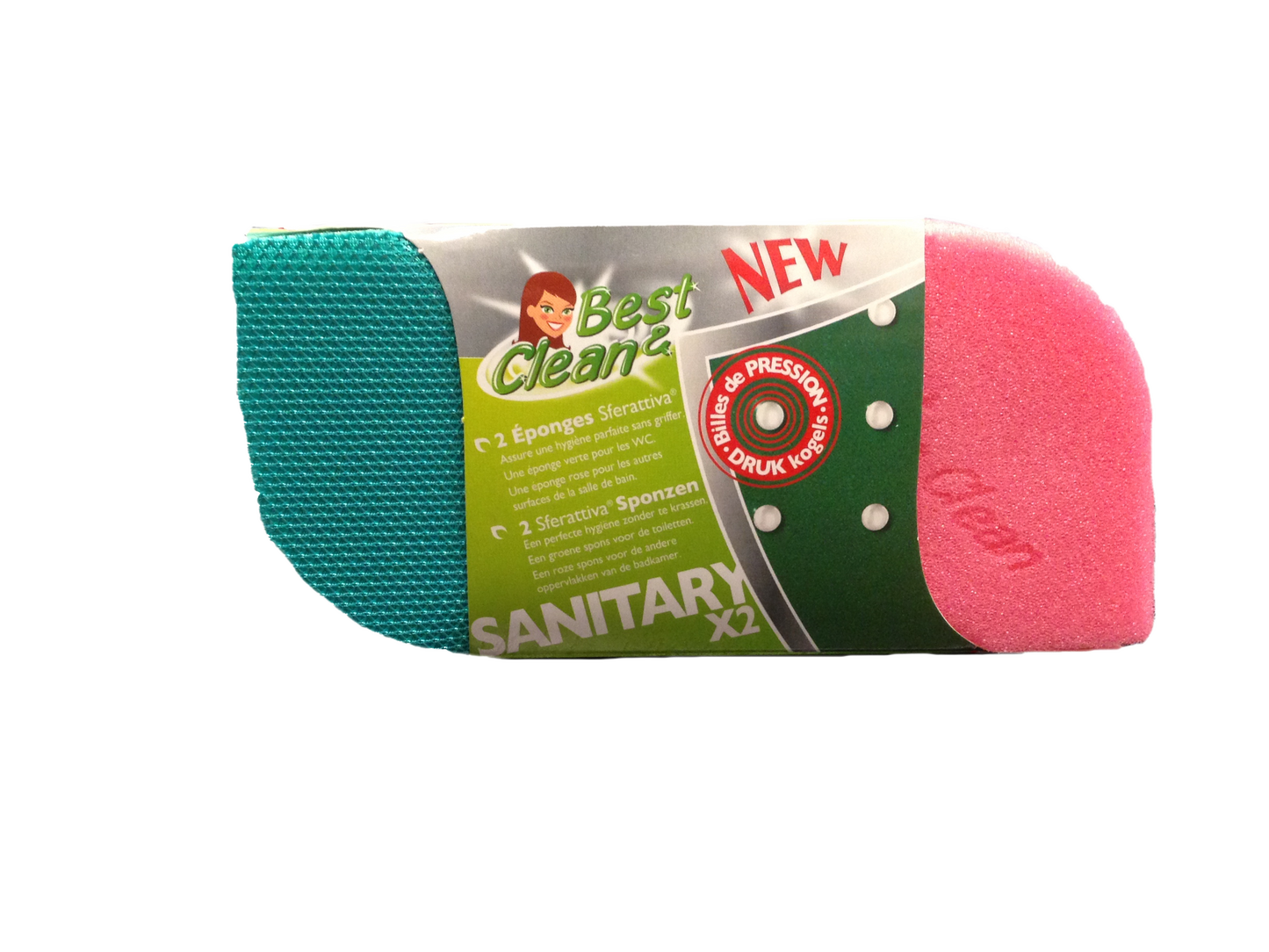 Eponges à billes de pression