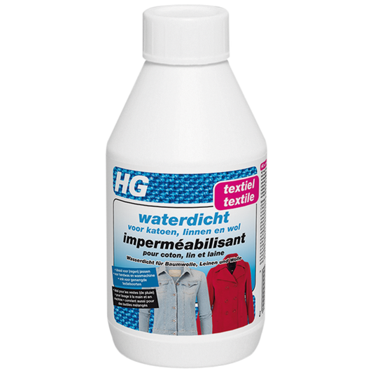 Imperméabilisant pour coton, lin, laine et textiles mélangés - HG