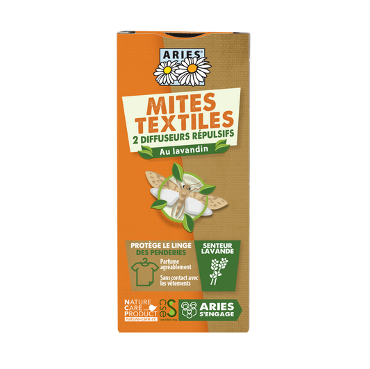 Diffuseurs repulsifs contre les mites textiles - ARIES