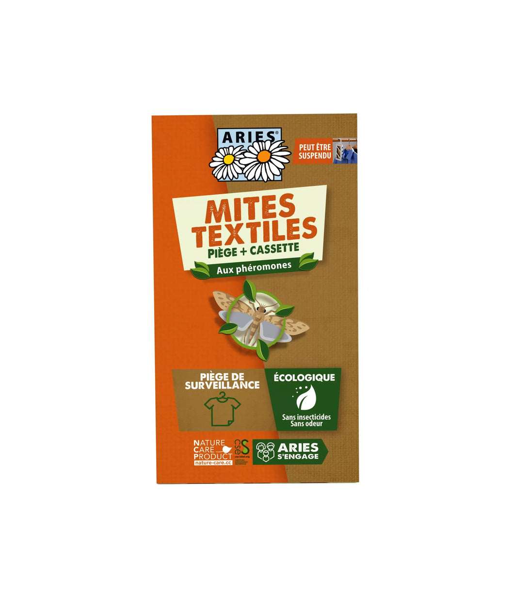 Piège de surveillance des mites textiles rechargeable  - ARIES