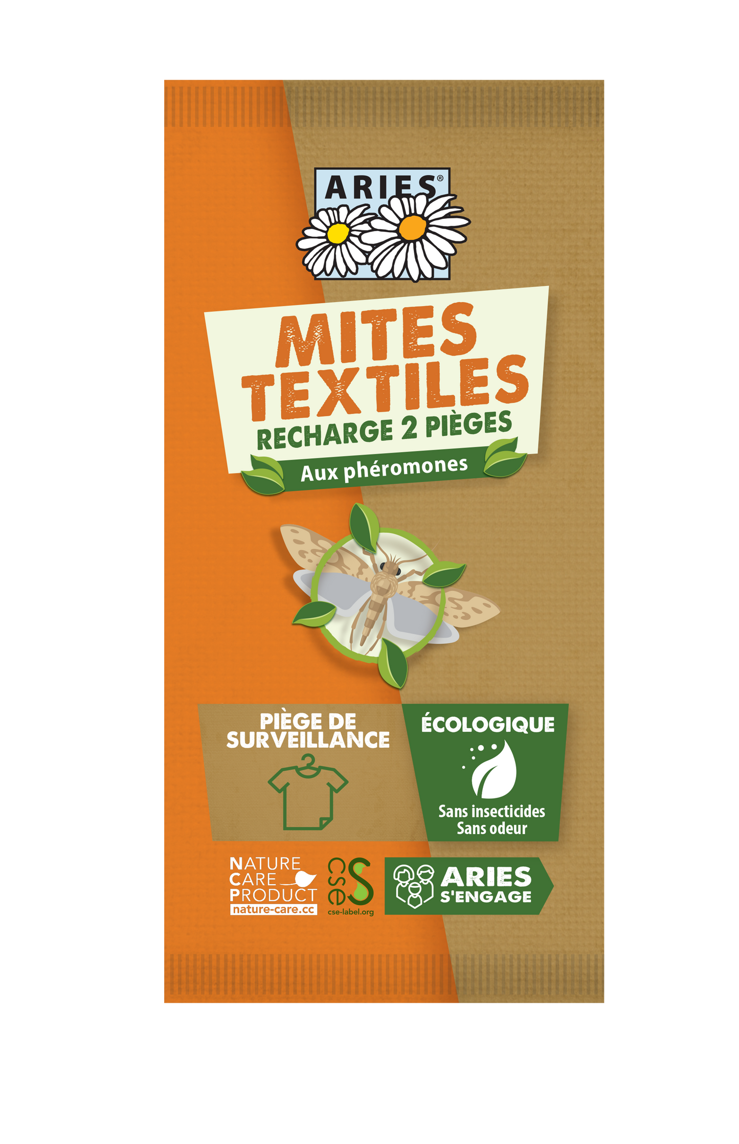 Recharges pour pièges à mites textiles - ARIES