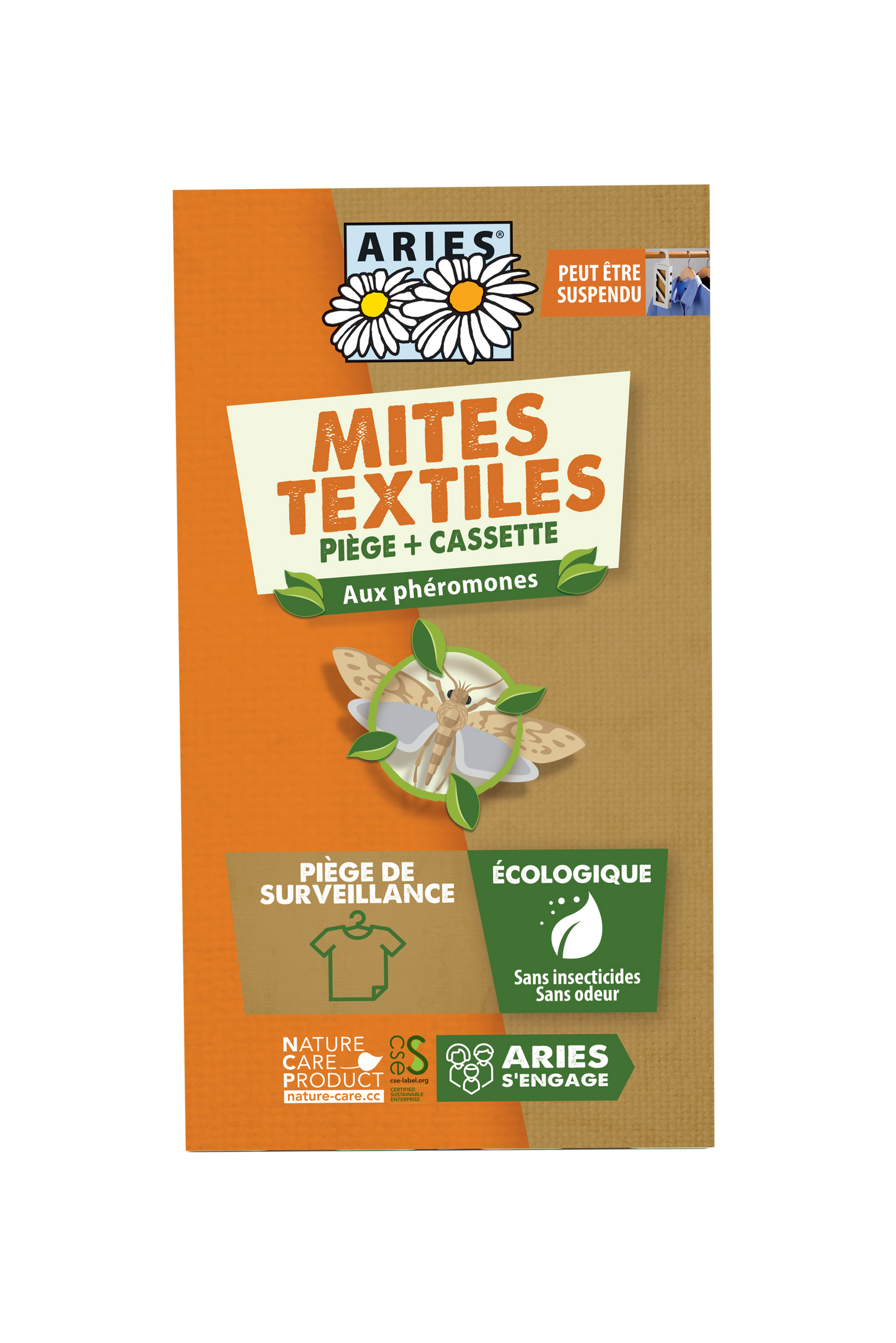 Piège de surveillance des mites textiles  - ARIES