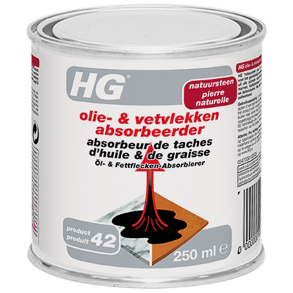Absorbeur de taches d’huile et de graisse pour carrelages et pierres naturelles - HG
