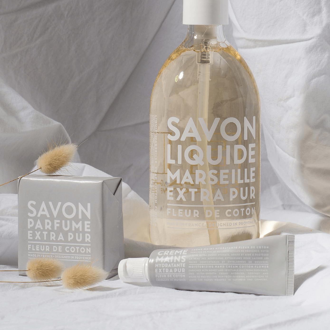 Savon de Marseille Fleur de Coton - Compagnie de Provence