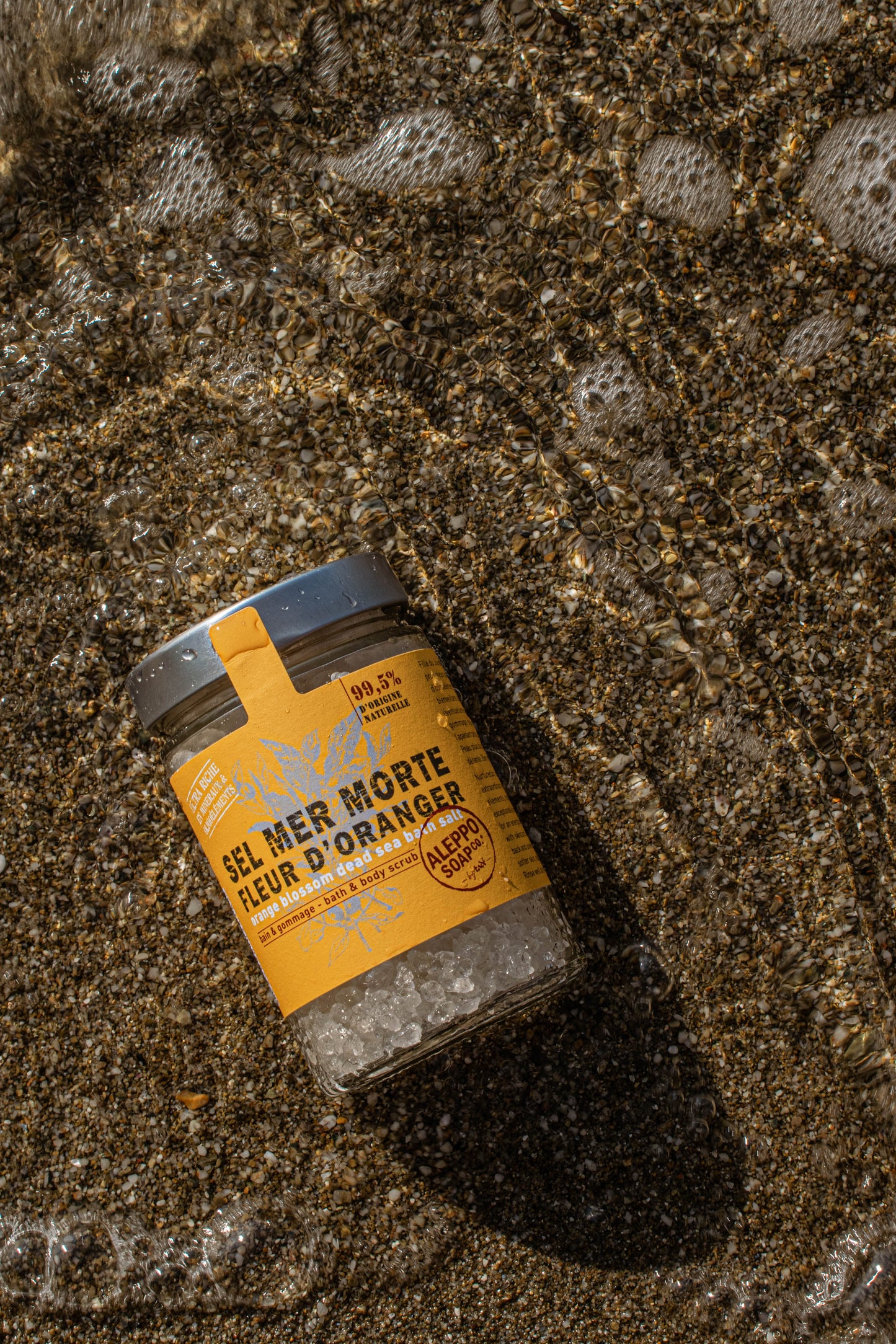 Sel de La Mer Morte à la Fleur d'Oranger - Aleppo Soap - 500Gr