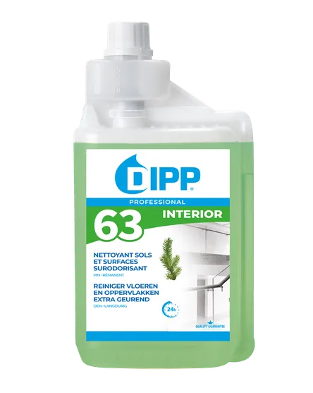 DIPP N°63 - Nettoyant sols et multi-surfaces surodorant senteur pin 1L