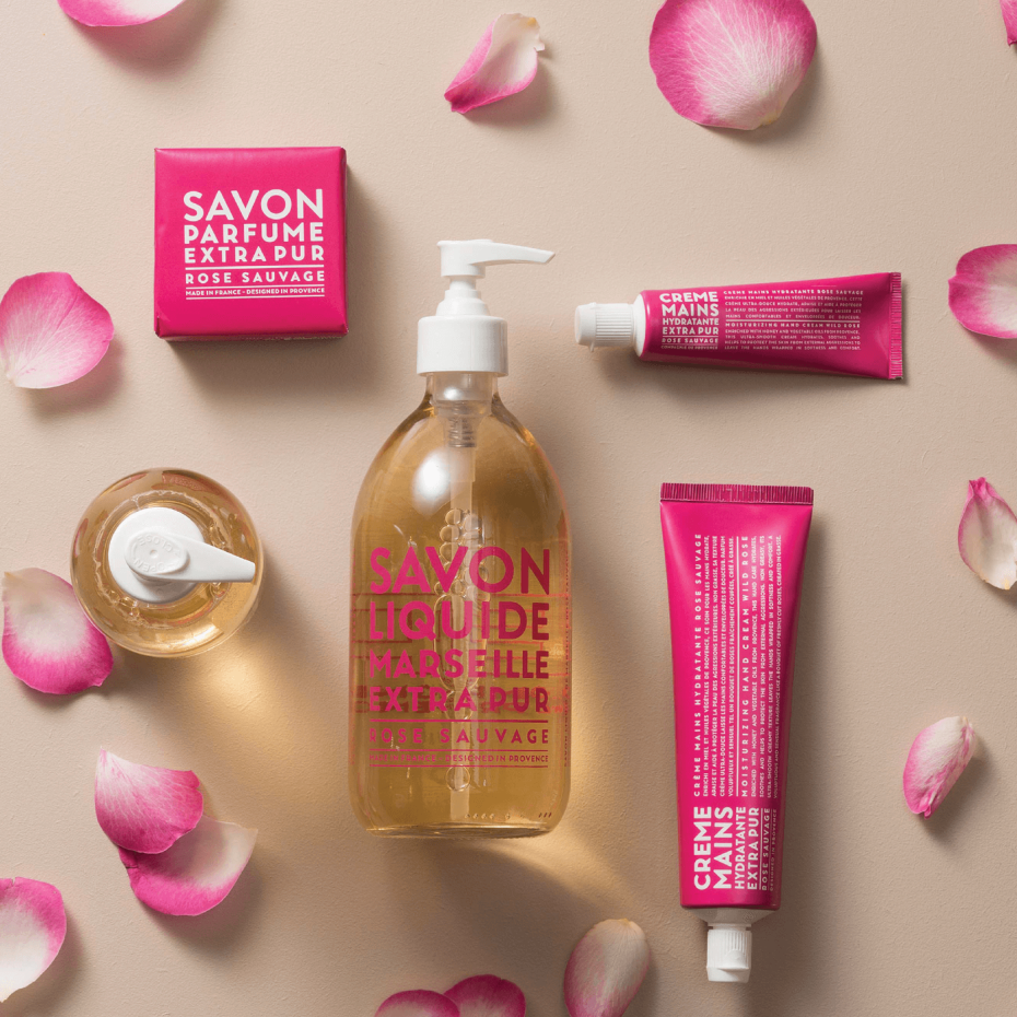 Savon de Marseille Rose Sauvage - Compagnie de Provence