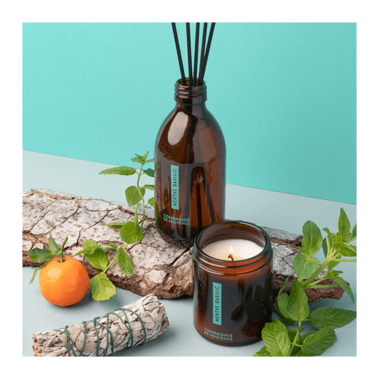 Diffuseur de parfum Energisant Menthe/Basilic - Compagnie de Provence