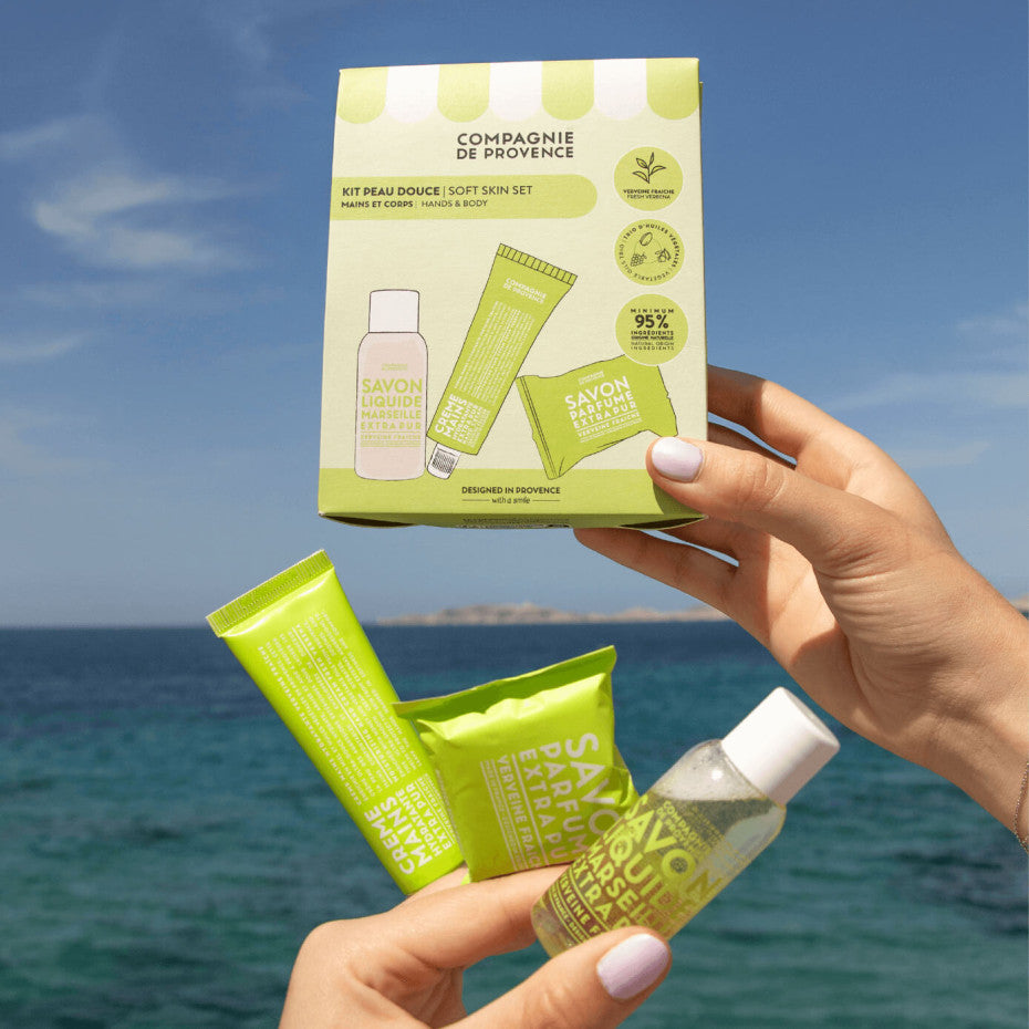 Kit Peau douce - Verveine Fraîche - Compagnie de Provence