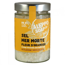 Charger l&#39;image dans la galerie, Sel de La Mer Morte à la Fleur d&#39;Oranger - Aleppo Soap - 500Gr
