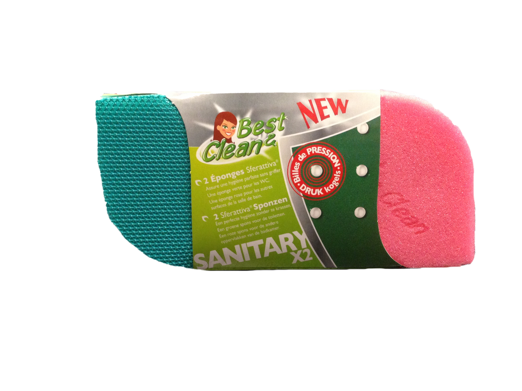Eponges à Billes de Pression - Sanitaires