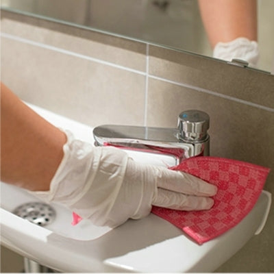 Lavette Micro Scrub Rouge - Greenspeed