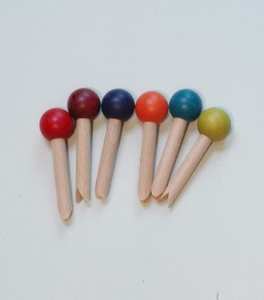 Pack de 3 Pinces en bois, parfaites pour la fermeture des sachets Kraft - La Droguerie Ecologique