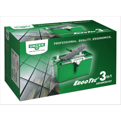 Kit nettoyage des vitres professionnel - 3 éléments - UNGER