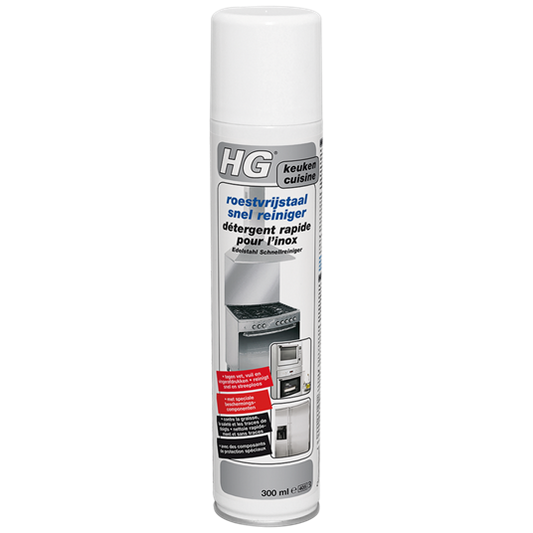 Détergent Rapide pour l'Inox - HG