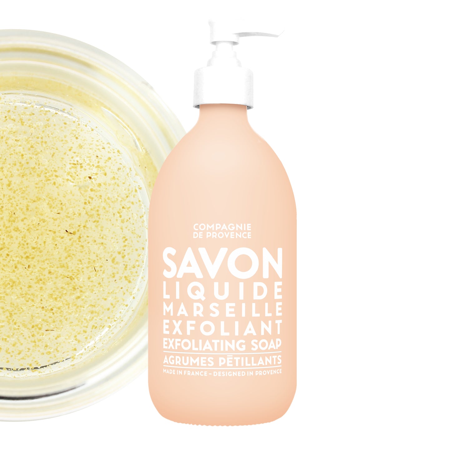 Savon Liquide de Marseille Exfoliant Agrumes Pétillants - Compagnie de Provence