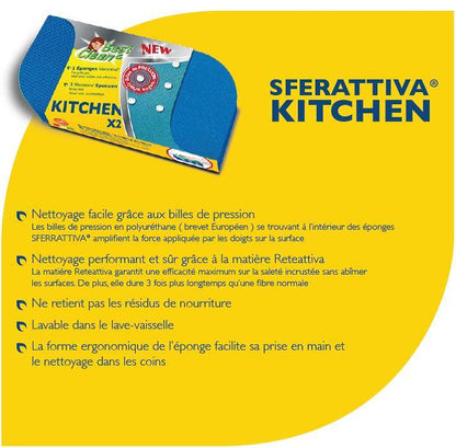 Eponges à billes de pression