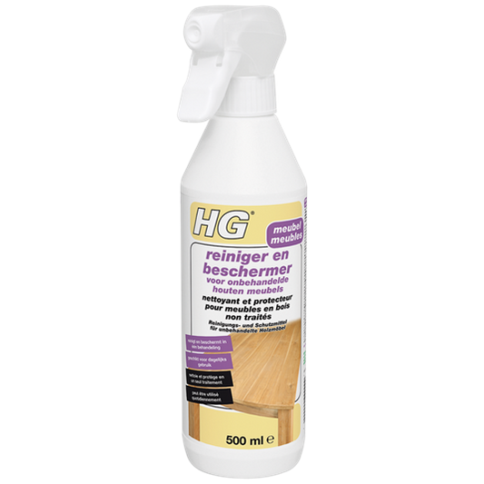 Nettoyant et protecteur pour meubles en bois non traités - HG