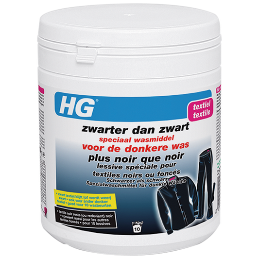 "Plus noir que noir" pour textiles noirs ou foncés - HG