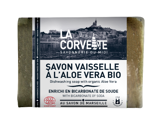 Savon Vaisselle Solide Ecologique La Corvette - 200Gr