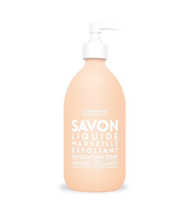Savon Liquide de Marseille Exfoliant aux Agrumes Pétillants - Compagnie de Provence