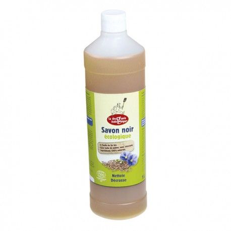 Savon noir liquide à l’huile de lin Bio - La Droguerie Ecologique