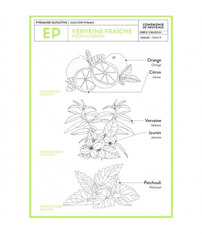 Mini Savon de Marseille Verveine Fraîche - Compagnie de Provence