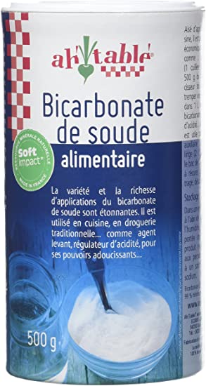 Bicarbonate de soude alimentaire - Ah Table