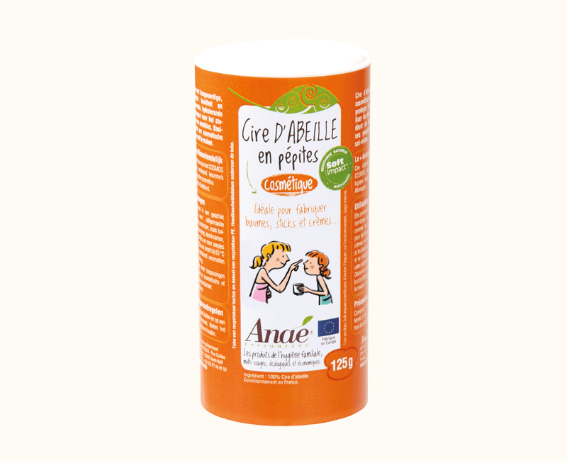 Cire d'Abeille Cosmétique en Pépites 125 Gr - Anaé