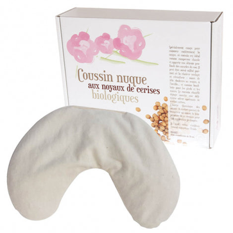 Coussin pour la nuque aux noyaux de cerises - Anaé