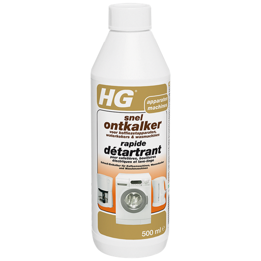Détartrant Rapide pour cafetières, bouilloires électriques et lave-linge - HG