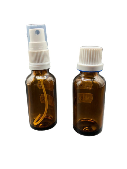 Flacon en verre brun - Floressence