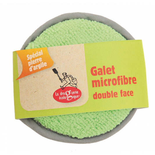 Galet éponge microfibres double face - La Droguerie Ecologique
