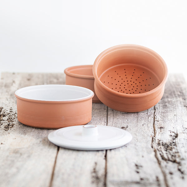 Germoir Artisanal en terre cuite 3 Niveaux - Ah Table
