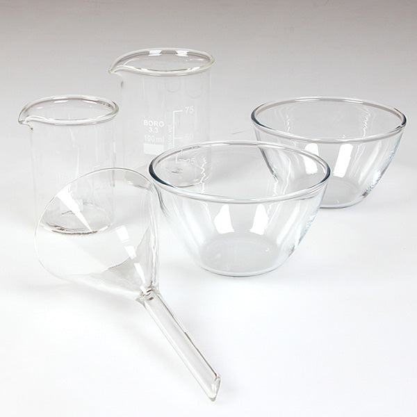 Kit d'Accessoires Cosmétiques en Verre Borosilicate - Anaé