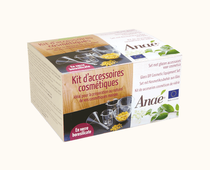 Kit d'Accessoires Cosmétiques en Verre Borosilicate - Anaé