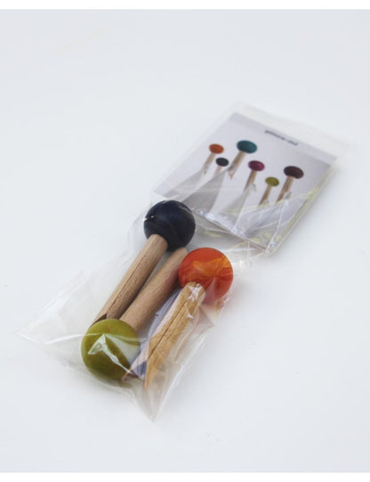 Pack de 3 Pinces en bois, parfaites pour la fermeture des sachets Kraft - La Droguerie Ecologique