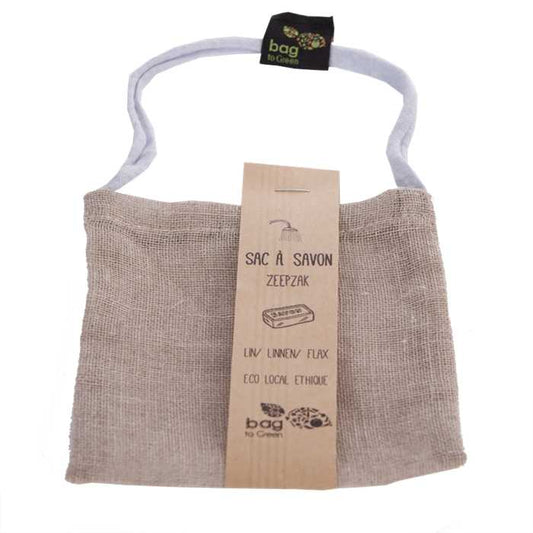 Sac à savon écologique en lin naturel Bio - Bag to Green