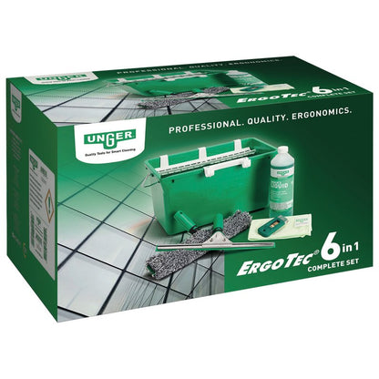 Kit nettoyage des vitres professionnel - 6 éléments - UNGER